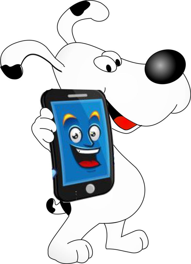 Wonderwoef met selfoon